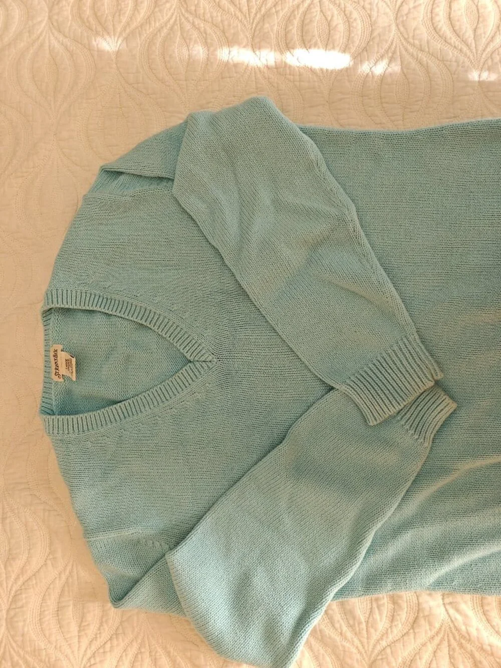 Vintage St. John's Bay 100% Cotton Knit Sweater L